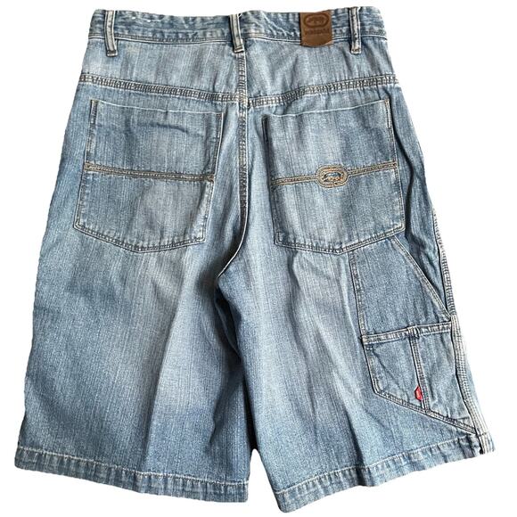 Ecko Foundry Fit Carpenter Short Y2K Hip-hop Rapper Skater Baggy Grunge Size 30 - Picture 1 of 7